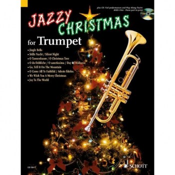 Schott-Verlag Jazzy Christmas Ausgabe mit CD; Trompete купить