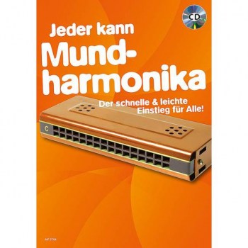 Schott-Verlag Jeder kann Mundharmonika Buch und CD купить