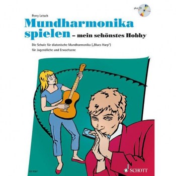 Schott-Verlag Mundharmonika spielen - mein schonstes Hobby 1 - Lehrbuch mit CD купить