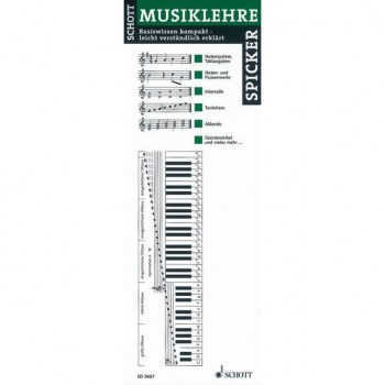 Schott-Verlag Musiklehre-Spicker Basiswissen kompakt купить