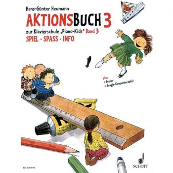 Schott-Verlag Piano Kids Aktionsbuch 3 Hans-Gonter Heumann, Buch купить