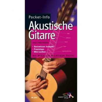 Schott-Verlag Pocket-Info Akustische Gitarre Basiswissen im Mini-Lexikon купить