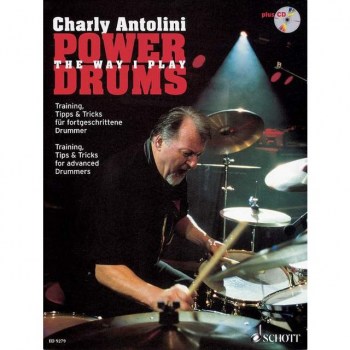 Schott-Verlag Power Drums, Training, Tipps Charly Antolini, Buch/CD купить