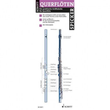 Schott-Verlag Querfloten-Spicker Grifftabelle for Querflote купить