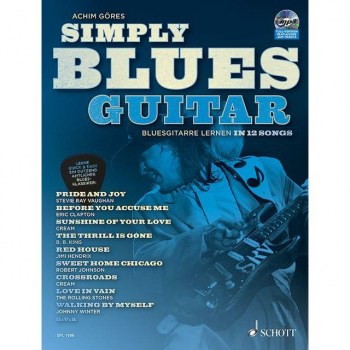Schott-Verlag Simply Blues Guitar Achim Gores, mit CD купить