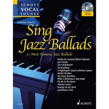 Schott-Verlag Sing Jazz Ballads Carsten Gerlitz, Buch/CD купить