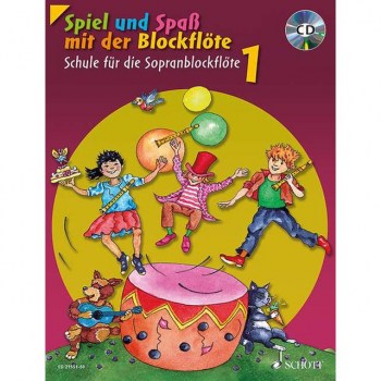 Schott-Verlag Spiel und Spao 1 Schule NEU Sopranblockflote mit CD купить
