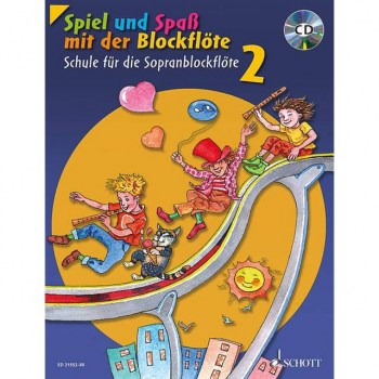 Schott-Verlag Spiel und Spao 2 Schule NEU Sopranblockflote mit CD купить