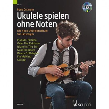 Schott-Verlag Ukulele spielen ohne Noten Petra Gutmann, mit CD купить