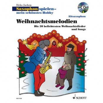 Schott-Verlag Weihnachtsmelodien D.Juchem, 1-2 Alt-Sax,Buch/CD купить