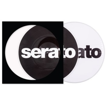 Serato 2x12\" Logo Picture \"Serato\", schwarz & weiß (paar) купить