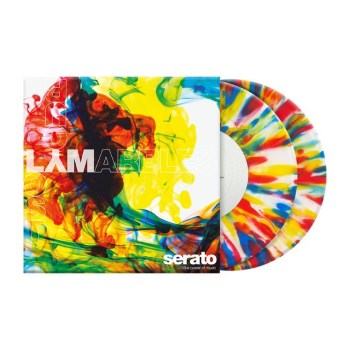 Serato 7” LYM Series Control Vinyl x2 (Multi-Colour Splatter) купить