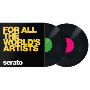 Serato Manifesto Control Vinyls Black, For All The Worlds купить