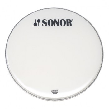 Sonor BassDrum Head BD 24 10 H, 24", Marching, smooth white, 2-ply купить