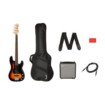 Squier Affinity Series Precision Bass PJ Pack LRL 3-Color Sunburst купить