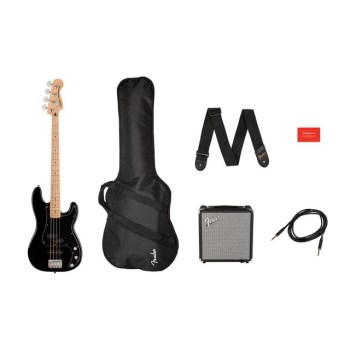 Squier Affinity Series Precision Bass PJ Pack MN Black купить