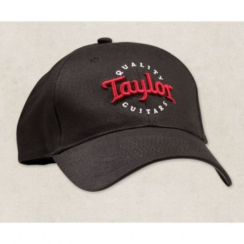 Taylor Black Cap Red/White Emb-One Size купить