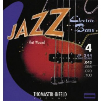 Thomastik 4 Bass Strings JF 324 43-106 Nickel Flat Wound, Short Scale купить