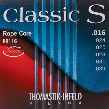 Thomastik Classic S Strings,  KR116 Rope Core, Flat Wound купить