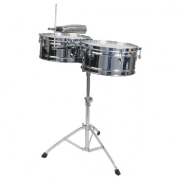 Toca Percussion Elite Timbales T-315, 14"&15", Chrome plated Steel купить