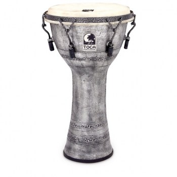 Toca Percussion Freestyle Djembe SFDMX-10AS, Synergy, 10", Antique Silver купить