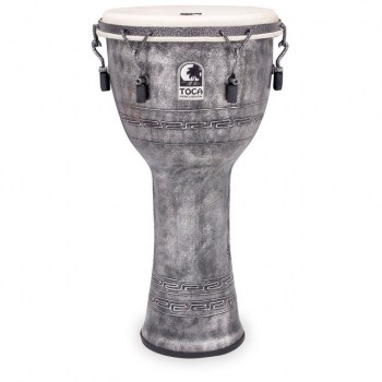 Toca Percussion Freestyle Djembe SFDMX-12AS, Synergy, 12", Antique Silver купить