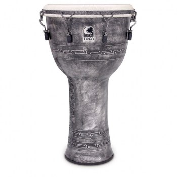 Toca Percussion Freestyle Djembe SFDMX-14AS, Synergy, 14", Antique Silver купить