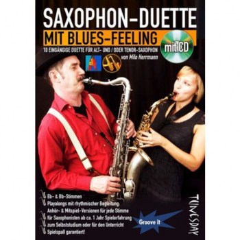 Tunesday Saxophon-Duette mit Blues Alt- und Tenorsaxophon, mit CD купить