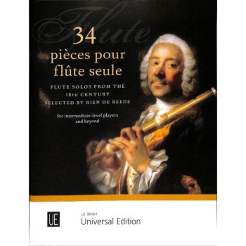 Universal Edition 34 pièces pour flûte seule купить
