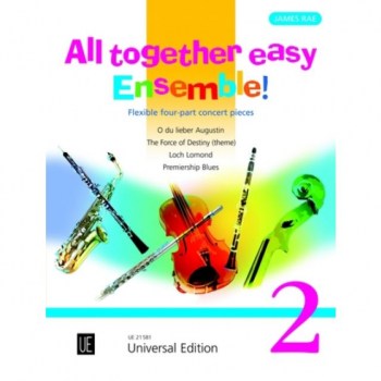 Universal Edition All together easy Ensemble! 2 James Rae, Partitur/Stimmen купить