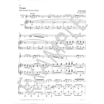 Universal Edition Erik Satie: Clarinet Album купить