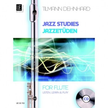 Universal Edition Jazz Studies, mittelschwer Querflote,T. Dehnhard,Buch/CD купить
