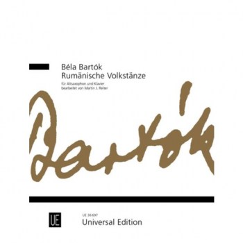 Universal Edition Rumonische Volkstonze B. Bartok, Altsaxophon und Klavier купить