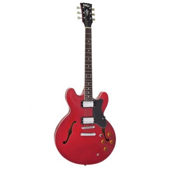 Vintage VSA 535 Semi Acoustic Guitar,  Cherry Red купить