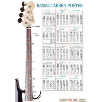 Voggenreiter Bass Guitar -Poster купить