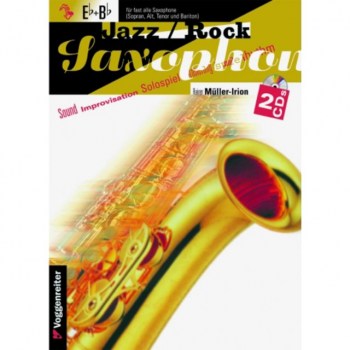 Voggenreiter Jazz / Rock Saxophon Eb + Bb Moller-Irion, Lehrbuch, 2 CDs купить