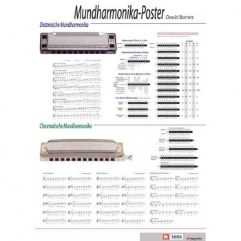 Voggenreiter Mundharmonika-Poster купить