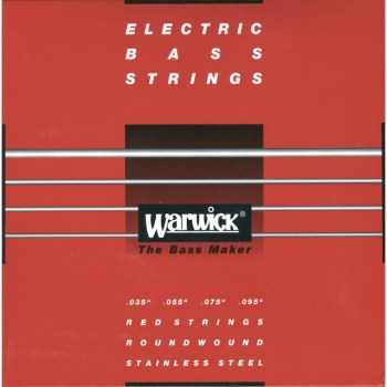 Warwick Bass Strings, 35-95,Red 4 string set, Stainless Steel купить