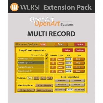 Wersi MultiRecord Software (4003220) for OAS купить