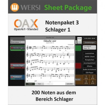 Wersi OAX Notenpaket 3 Schlager 1 купить