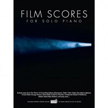 Wise Publications Film Scores For Solo Piano Buch/Download Card купить