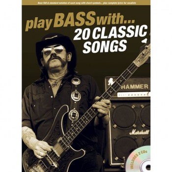 Wise Publications Play Bass With: 20 Classic Songs Bass TAB/CD купить