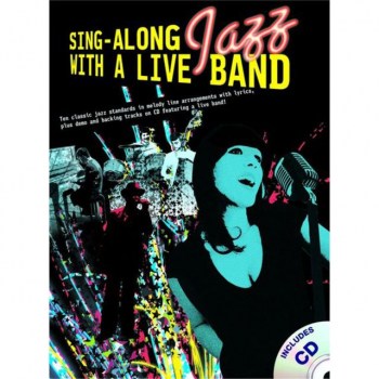 Wise Publications Sing-Along Jazz With Liveband Book and CD купить