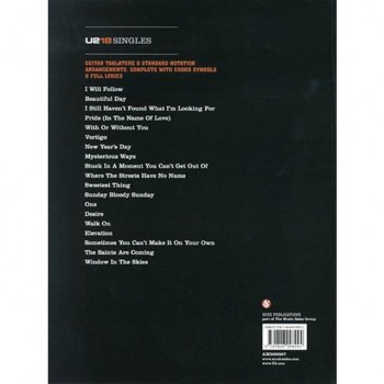 Wise Publications U2 - 18 Singles TAB купить