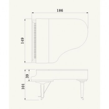 Yamaha C3x - SH PE  Silent Grand 186cm, Black polished купить