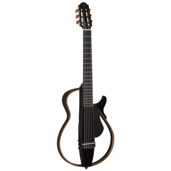 Yamaha Silent Guitar SLG 200 N Translucent Black Nylon Strings купить