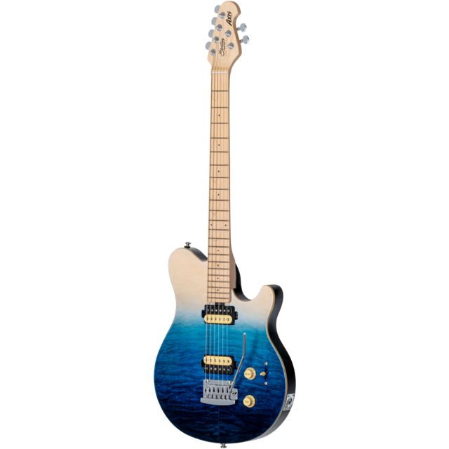 Sterling By Music Man Ax Qm Axis Quilted Maple Spectrum Blue