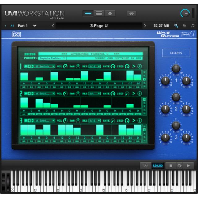 Content sound. UVI Workstation VST. UVI Synth Razor. Линейный UVI сенсор. Wavetable игра.