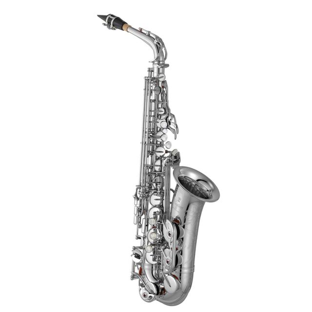 Saxophone Alto Monzani MZAS-260 Finition Argent Mat - Son Chaud Et Réponse Rapide